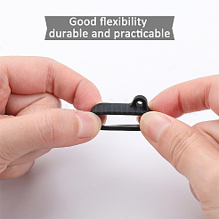 40Pcs 4 Style Silicone Rings with 10Pcs Adjustable Necklace Lanyard Anti-Lost Pendant Holder&nbsp;DIY-GF0008-10