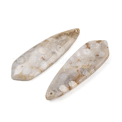 Natural Fossil Coral Pendants&nbsp;G-B187-01C-01