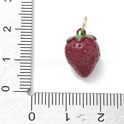 Brass Enamel Pendants&nbsp;KK-CBA109E-08