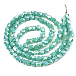 Electroplate Glass Beads Strands&nbsp;X-EGLA-N002-13-A07