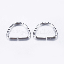 Tarnish Resistant 304 Stainless Steel Keychain Clasp Findings&nbsp;STAS-L198-02P