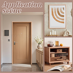 Square Wood Carving Waistline Edge Strips for Living Room Background Wall Decorative&nbsp;DIY-WH0622-561