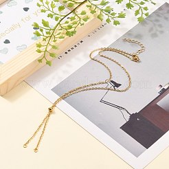 304 Stainless Steel Cable Chain Necklace Making&nbsp;AJEW-JB00778-02