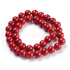 Synthetic Turquoise Beads Strands&nbsp;X-TURQ-H038-10mm-XXS17