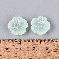 Transparent Spray Painted Glass Beads&nbsp;GLAA-Q089-003-E001-1