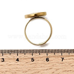 304 Stainless Steel Cuff Rings&nbsp;RJEW-A077-03G-02