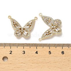 Brass Micro Pave Cubic Zirconia Pendants&nbsp;KK-K355-31G