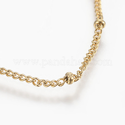 304 Stainless Steel Anklets&nbsp;AJEW-H013-03G