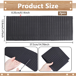 Rectangle Rubber Anti Skid Rubber Shoes Bottom&nbsp;FIND-WH0173-488-1