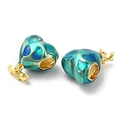 Rack Plating Brass European Dangle Charms&nbsp;KK-R146-01G