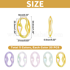 Transparent Acrylic Linking Rings&nbsp;TACR-PH0001-17