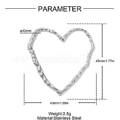 304 Stainless Steel Pendants&nbsp;STAS-OY019-05P