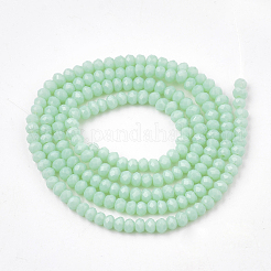 Opaque Solid Color Glass Beads Strands&nbsp;X-GLAA-S178-12B-10