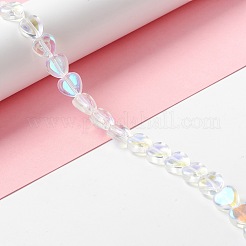 Transparent Glass Beads Strand&nbsp;GLAA-F112-03G