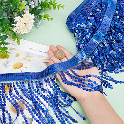 10 Yards Polyester Tassel Lace Ribbon&nbsp;DIY-WH0430-569C