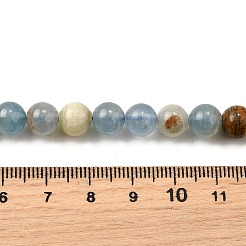 Natural Blue Calcite Beads Strands&nbsp;G-H312-C02-8mm
