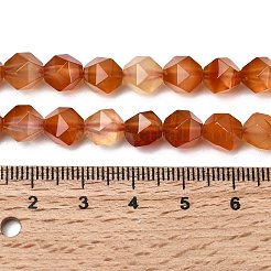Natural Red Agate Beads Strands&nbsp;G-Z119-A02-02