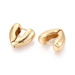 Brass Hoop Earrings&nbsp;EJEW-T048-22G