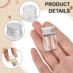 50Pcs Glass Bottles Bead Containers&nbsp;CON-DR0001-06A