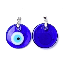 Handmade Evil Eye Lampwork Pendants&nbsp;LAMP-C001-02C
