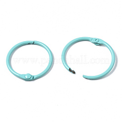 Spray Painted Iron Split Key Rings&nbsp;X-IFIN-T017-01