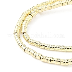 Electroplated Synthetic Non-magnetic Hematite Beads Strands&nbsp;G-G174-G01-01