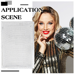 Sequin Polyester Fabric&nbsp;AJEW-WH0348-452B