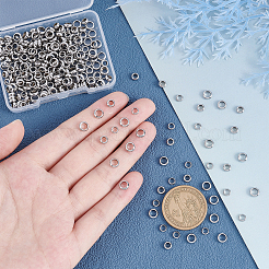 300Pcs 3 Style 201 Stainless Steel Spacer Beads&nbsp;STAS-UN0036-37