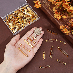 90Pcs 9 Styles Iron Pin Backs&nbsp;IFIN-PH0001-38