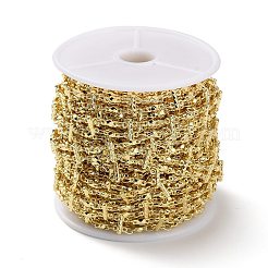 Rack Plating Brass Polygon Link Chains&nbsp;CHC-C005-09G