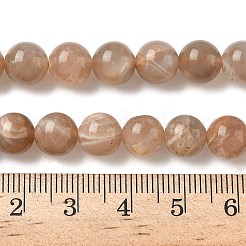 Round Natural Multi-Moonstone Beads Strands&nbsp;LS-G-I176-09-8mm-02