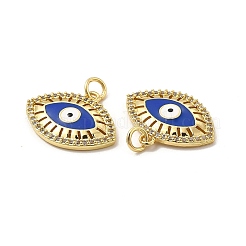 Brass Micro Pave Cubic Zirconia Pendants&nbsp;KK-E068-VB081-1