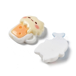 Opaque Resin Cabochons&nbsp;CRES-M026-13