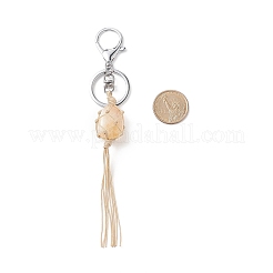 Natural Mixed Gemstone Tassel Keychain&nbsp;KEYC-TA00001