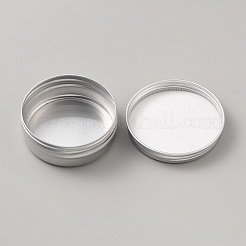 Aluminium Shallow Round Candle Tins&nbsp;AJEW-WH0166-28A-03