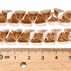 Electroplate Glass Beads Strands&nbsp;EGLA-P066-02A-PL01