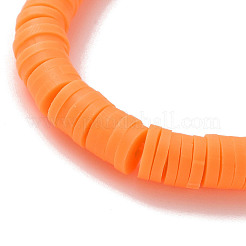 3Pcs 3 Styles Polymer Clay Heishi Surfer Stretch Bracelets Set&nbsp;BJEW-TA00264