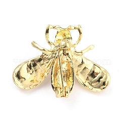 Bee Alloy Brooch with Resin Pearl&nbsp;JEWB-O009-03