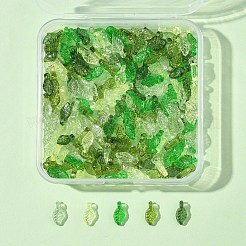 800Pcs 5 Colors Transparent Acrylic Charms&nbsp;TACR-FS0001-56