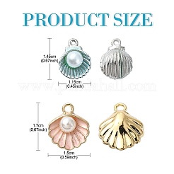 20Pcs 4 Styles Alloy Pendants&nbsp;ENAM-YW0004-03