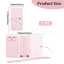 PU Imitation Leather Jewelry Rolls for Earrings Bracelets Necklaces&nbsp;AJEW-WH20020-456C