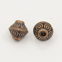 Tibetan Style Bicone Spacer Beads&nbsp;TIBEB-X0003-NR