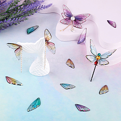 Transparent Resin Crystal AB Rhinestone Pendants Set&nbsp;RESI-TAC0002-46C