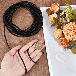 5M Braided Leather Cord with Core&nbsp;WL-BBC0001-01A-02
