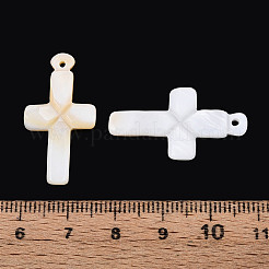 Natural Freshwater Shell Pendants&nbsp;SHEL-N038-08