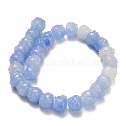 Synthetic Coral Dyed Carved Beads&nbsp;BSHE-H114-03E
