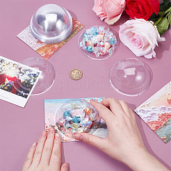 24Pcs Transparent PVC Display Dome&nbsp;FIND-OC0013-55