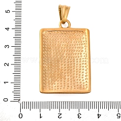 304 Stainless Steel Rhinestone Pendants&nbsp;STAS-P372-04G