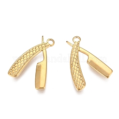 304 Stainless Steel Pendants&nbsp;STAS-F249-20G