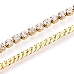 304 Stainless Steel Multi-layer Bracelets&nbsp;BJEW-T022-13G